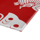 Asian Butterfly Japanse Kamon Design Snijplank (Hoek)