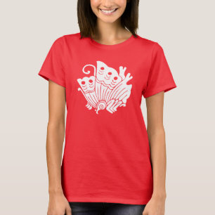 Asian Butterfly Japanse Kamon Design T-shirt