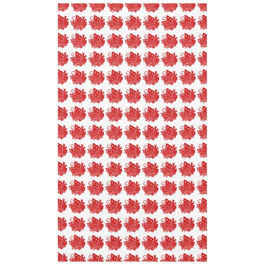 Asian Butterfly Japanse Kamon Design Tafelkleed (Voorkant)