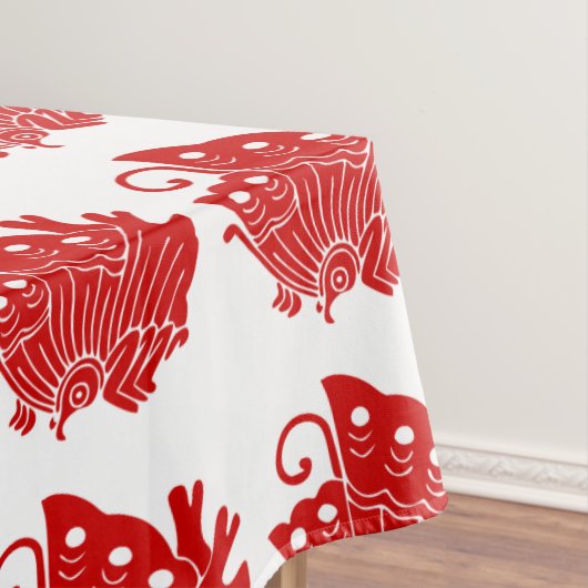 Asian Butterfly Japanse Kamon Design Tafelkleed (Voorbeeld)