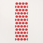 Asian Butterfly Japanse Kamon Design Yogamat (Achterkant)