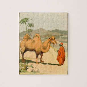 Asian Camel & Desert Traveler Legpuzzel