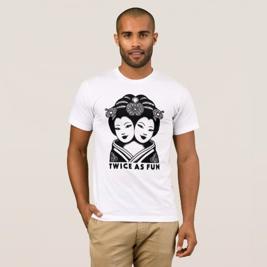 Asian Carni Geisha T-shirt (Voorkant volledig)