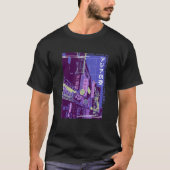 Asian City Street Cool Vaporwave Retro Fun 80s T-shirt (Voorkant)