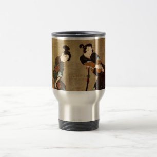 Asian Couple Travel Mug Reisbeker