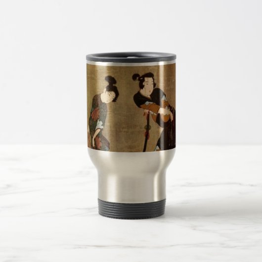 Asian Couple Travel Mug Reisbeker (Center)