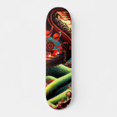 ASIAN DRAGON BOTTLE COOLER PERSOONLIJK SKATEBOARD (Voorkant)