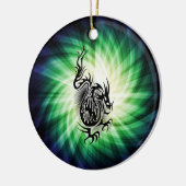 Asian Dragon Design; cool Keramisch Ornament (Links)