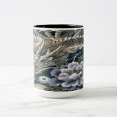 Asian Dragon Floral Pattern Coffee Mok (Center)