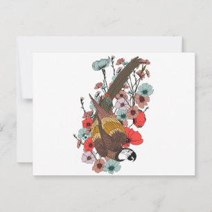 Asian Dragon Logo Briefkaart