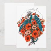 Asian Dragon Logo Kaart (Voorkant / Achterkant)