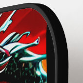 ASIAN DRAGON SIERKUSSEN PICKLEBALL PADDLE (Links Detail)