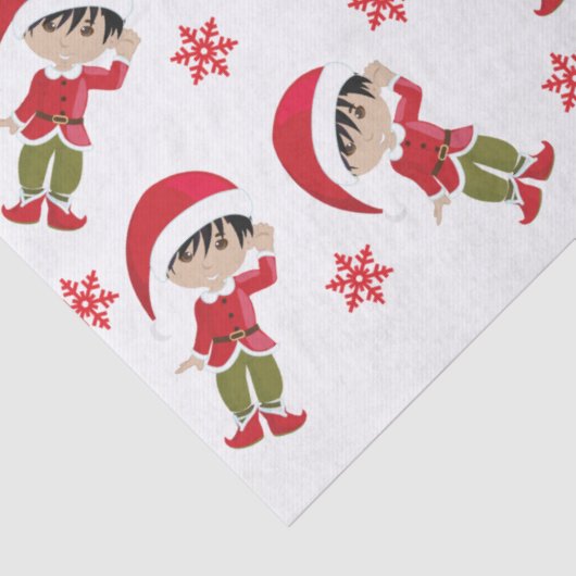Asian Elf Boy Tissuepapier (Detail)