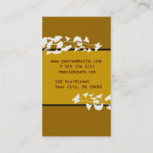 Asian Flare Ginkgo Visitekaartje (Achterkant)