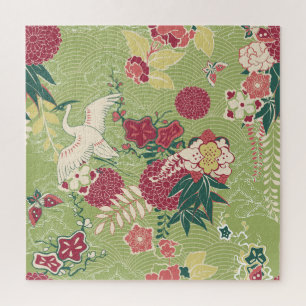 Asian Floral Pattern Legpuzzel