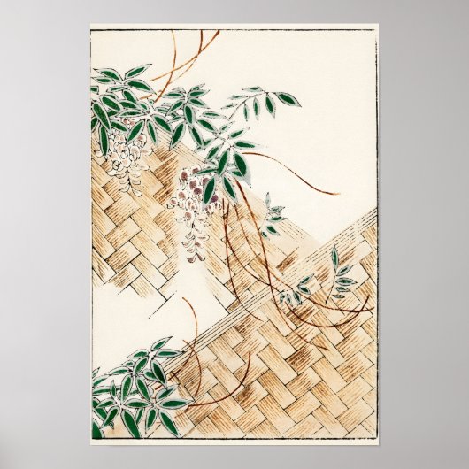 Asian Flower Poster (Voorkant)