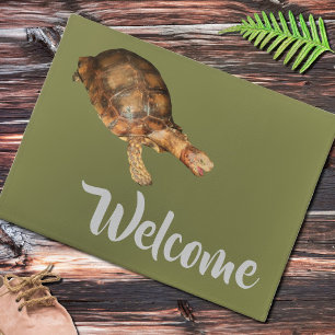 Asian Forest Tortoise - Welcome Doormat Deurmat