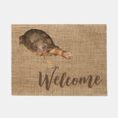 Asian Forest Tortoise - Welkom Deurmat (Voorkant)