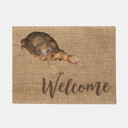 Asian Forest Tortoise - Welkom Deurmat (Voorkant)