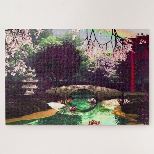 Asian Garden 3D Art Legpuzzel (Horizontaal)