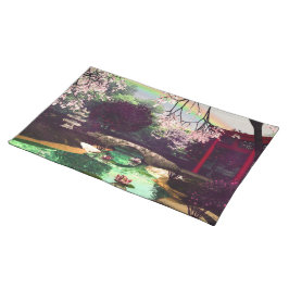 Asian Garden 3D Art Placemat
