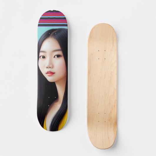  ASIAN GIRL ART SKATEBOARDS (Voorkant)