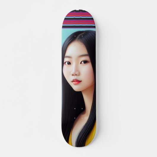  ASIAN GIRL ART SKATEBOARDS (Voorkant)