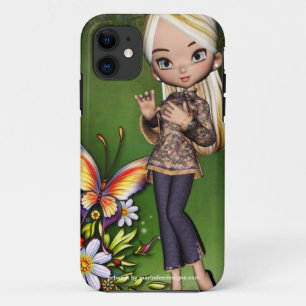 Asian Girl Beauful Flowers Design 6 Case-Mate iPhone Case