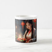 (Asian Girl II) Classic Mok, 11 oz Koffiemok (Center)