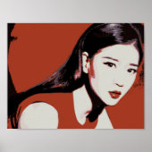 Asian Girl Poster (Voorkant)