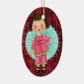 Asian Girl - SRF Keramisch Ornament (Rechts)