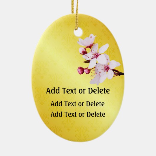 Asian Girl - SRF Keramisch Ornament (Achterkant)