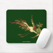 Asian Golden Lucky Dragon Mousepad Muismat (Met muis)