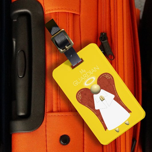 Asian Guardian Angel (dubbelzijdig) Bagagelabel