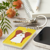 Asian Guardian Angel (dubbelzijdig) Sleutelhanger (Voorkant Rechts)