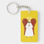 Asian Guardian Angel (dubbelzijdig) Sleutelhanger (Voorkant)