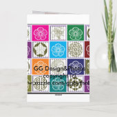 Asian Inspired Design Kaart (Achterkant)