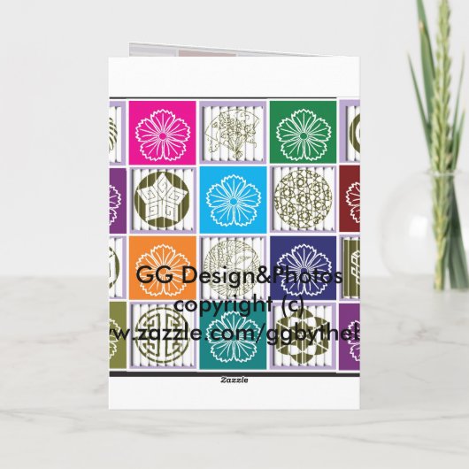 Asian Inspired Design Kaart (Achterkant)