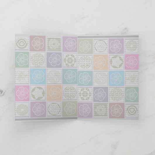 Asian Inspired Design Kaart (Binnen)