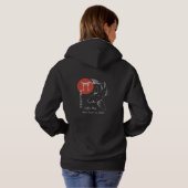 Asian Inspired Koi Fish Personalized Hoodie (Achterkant volledig)