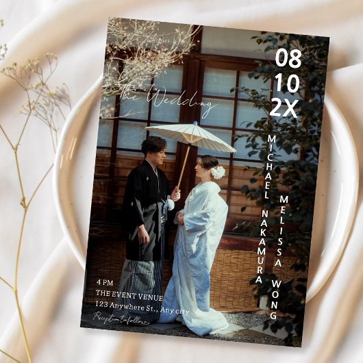 Asian Japanese concept photo wedding  Kaart