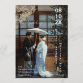 Asian Japanese concept photo wedding  Kaart (Voorkant)