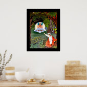 Asian Jesus Art Nouveau Poster (Keuken)