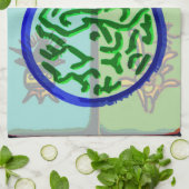 Asian Joker Mah Jongg Towel Theedoek (Gevouwen)