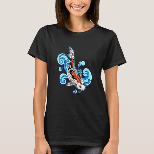 Asian Koi Fish Koi Carp T-shirt (Voorkant)