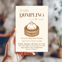 Asian Little Dumpling Kawaii Baby shower