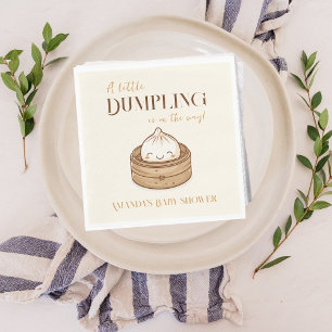 Asian Little Dumpling Kawaii Baby shower Servet