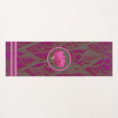 Asian Lotus Design Yoga Mat (Achterkant (horizontaal))