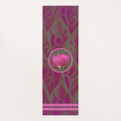 Asian Lotus Design Yoga Mat (Achterkant)