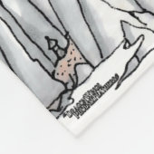 Asian Mystic Dragon Fleece Deken (Hoek)